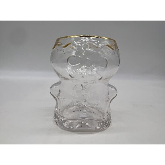 Anthropologie North Pole Juice Glass Gingerbread Man - Picture 1 of 3